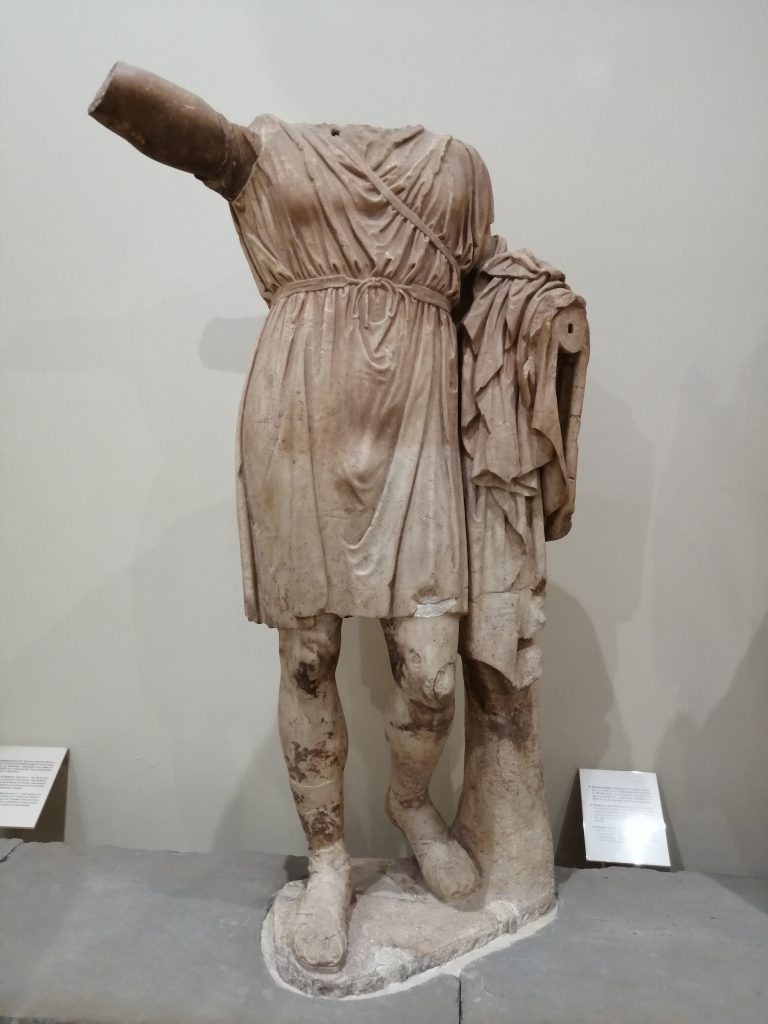 Sculpture inside Museum