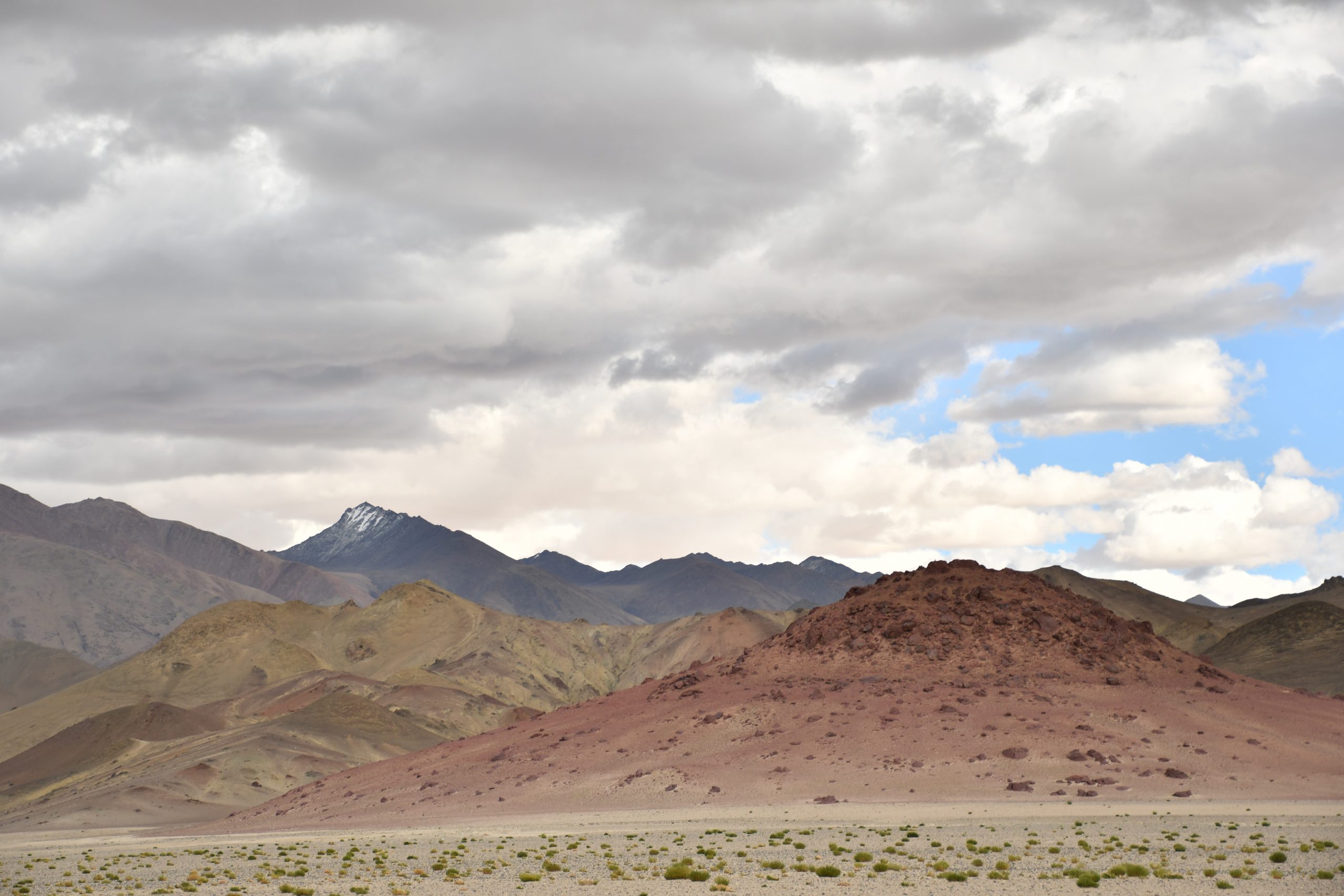 Colorful Mountain ranges